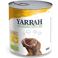 Sparpaket Yarrah Bio Huhn 12 x 820 g - Bio-Huhn mit Bio-Brennessel & Bio-Tomate in Soße