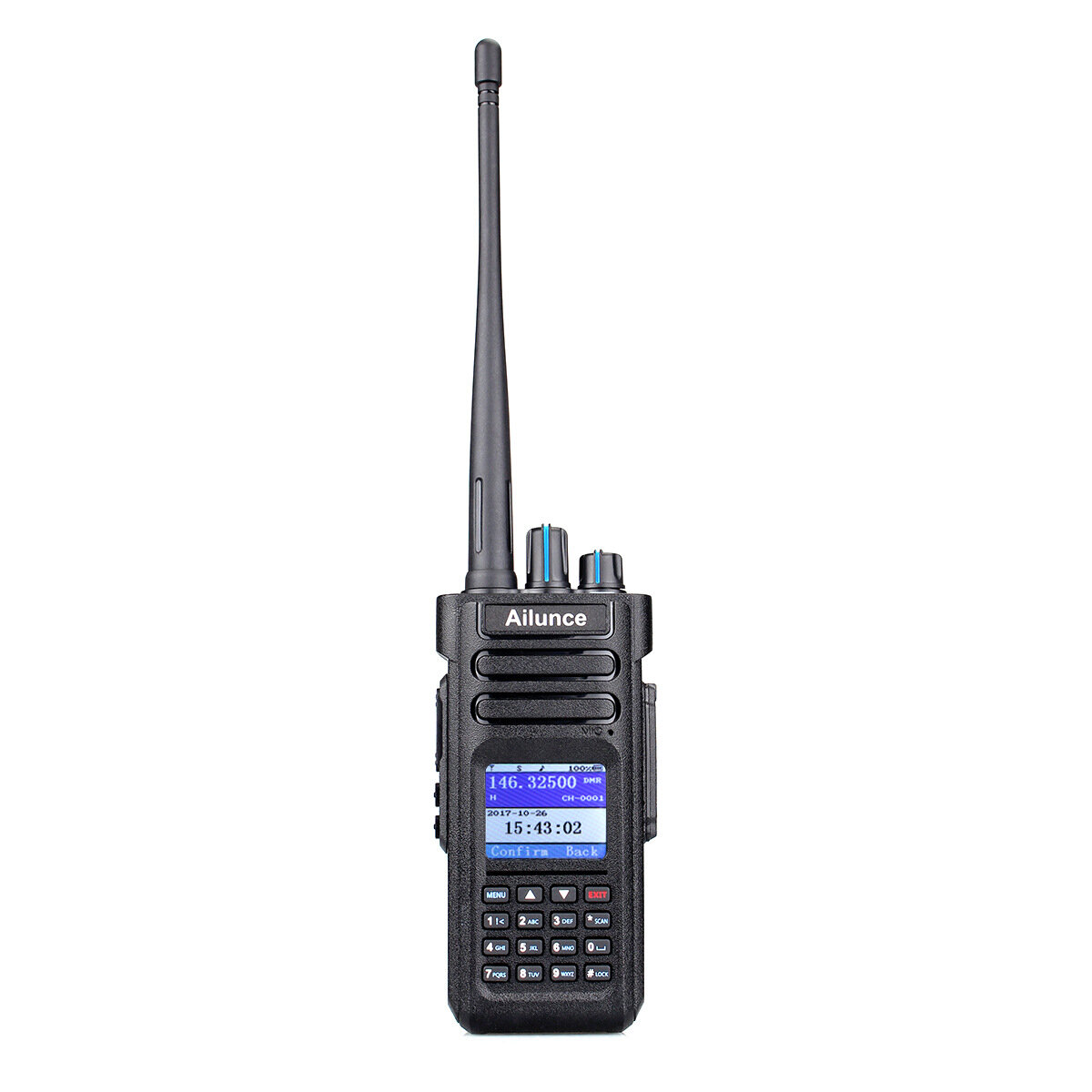 Retevis Ailunce HD1 DMR Digitales Walkie-Talkie GPS VHF UHF Dual Band Transceiver IP67 Wasserdichtes Amateurfunkgerät mi