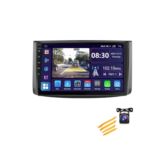 FONALO Autoradio Bluetooth Autoradio mit DAB Navi Android für Chevrolet Aveo T250 2006-2012 Plug-and-Play Auto-Multimedia-Player mit 1080P HD-Touchscreen DAB/GPS (Color : T3L 2+32G)