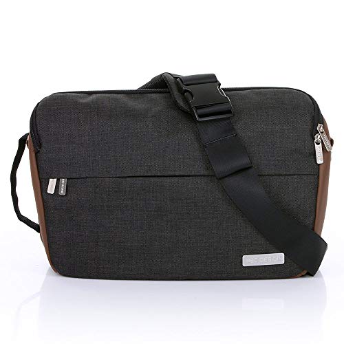 ABC Design Umhängetasche Slide - Messenger Bag/Wickeltasche mit Schultergurt und Reißverschlussfach - Piano