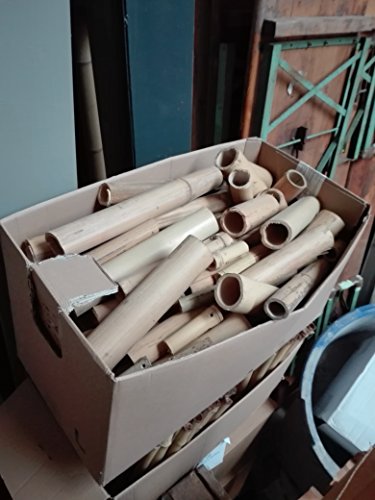 1 Karton Bambus-Rest-Stücke