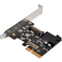 SilverStone ECU04-E - USB-Adapter - PCIe 2.0 x2 Low-Profile - USB 3.1