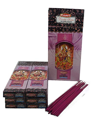 ABN Fashion Tridev Jai Maa Durga Räucherstäbchen, Agarbatti, indischer Duft, 120 g