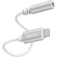 Hama Lightning-Kabel (3, 5 mm Klinkenstecker, Mfi, Weiß