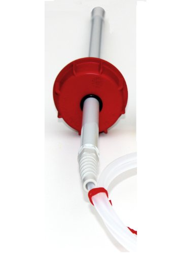 Sauglanze PVC D16mm PVC-Schlauch 4x6mm Verschluß Rot Nr.61 für Dosieranlagen