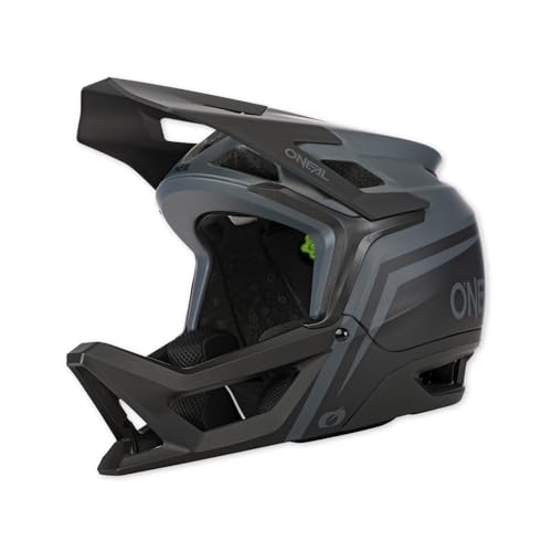 O'NEAL | Mountainbike-Helm | Enduro MTB Downhill | Sicherheitsnorm EN1078, Ventilationsöffnungen erleichtern die Atmung, IPX® ACells | Transition Helmet Solid | Erwachsene | Schwarz | XS