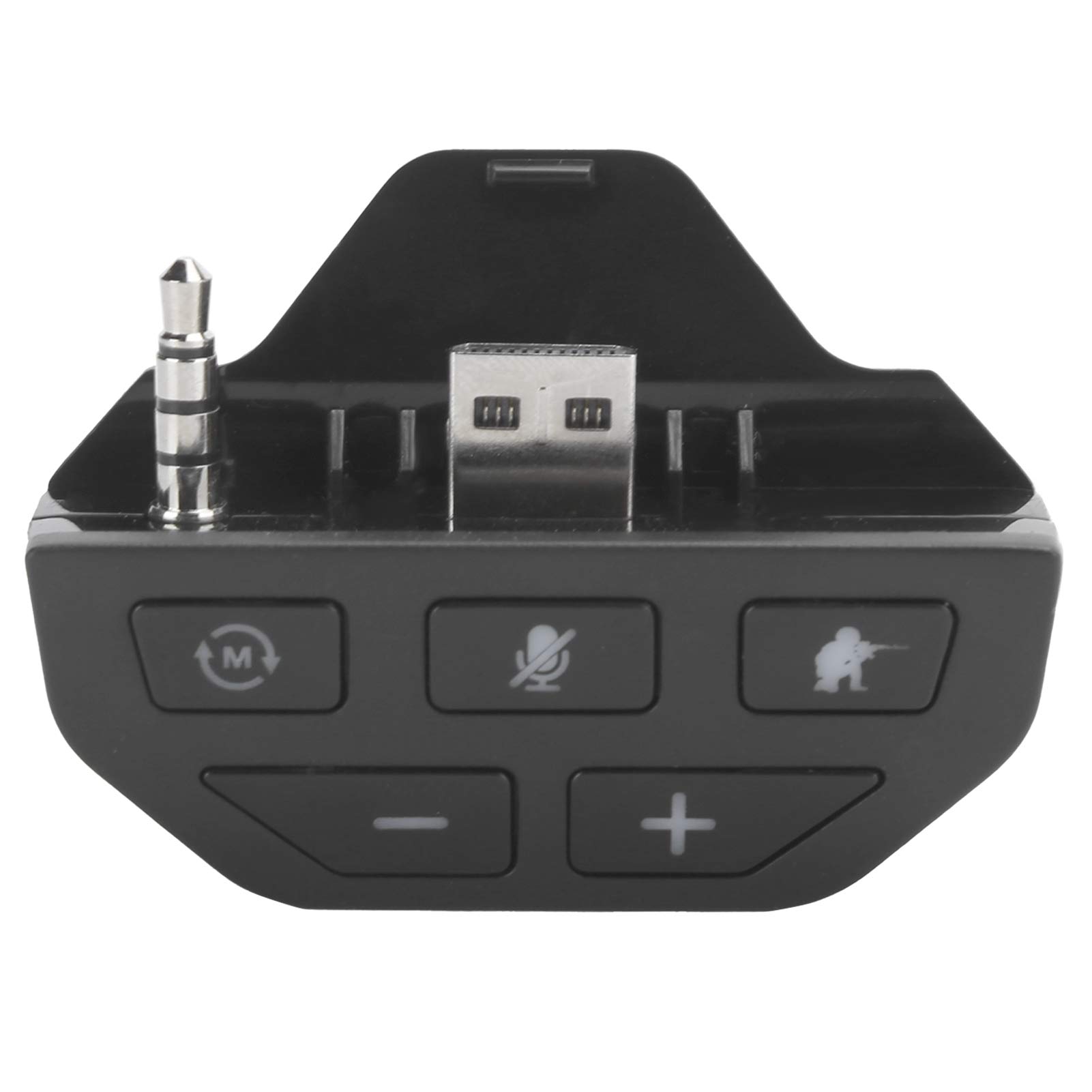BTER Stereo-Kopfhörer-Adapter Controller für Xbox One, kabelloser Audio-Adapter mit Mehreren Audio-Modi mit 3,5-mm-Buchse, Verstellbarer Controller-Sounderhöhung für Xbox, Gamepad (schwarz)