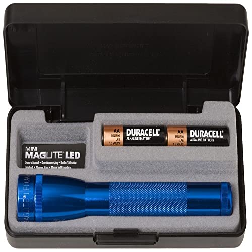 MagLite AA LED Taschenlampe mit Set Präsentation, Uni, AA LED Presentation Box, Bleu - Bleu