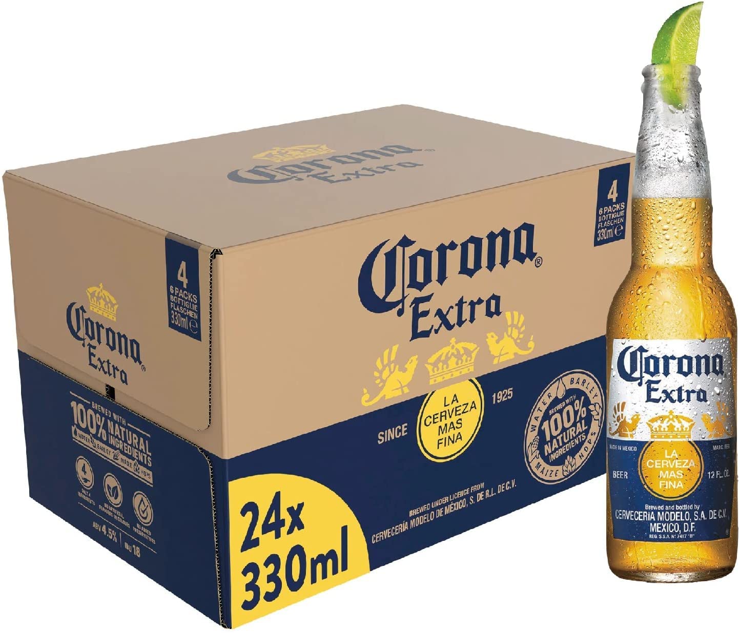 Birra CORONA Extra 33 cl. - 24 bottiglie