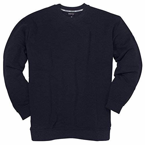 Redfield Rundhals Sweatshirt Navy große Größen, Größe:10XL