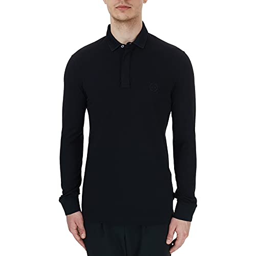 Armani Exchange Herren The, Not So Basic After All Poloshirt, Schwarz (Black 1200), Medium (Herstellergröße:M)