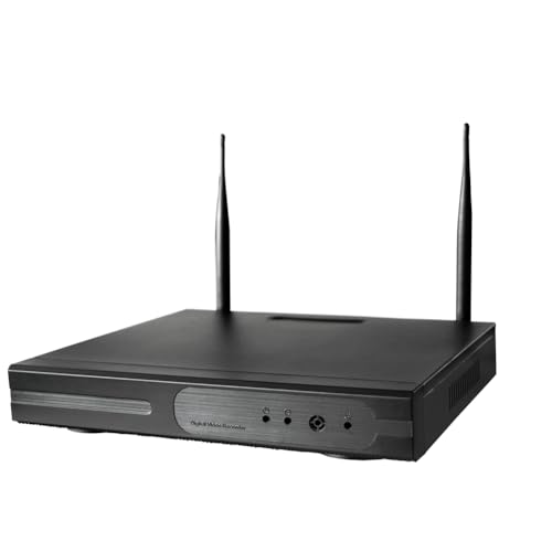 Flcivsh 10CH 265 HD 5MP 3MP 1080P Wireless NVR Recorder Nur für Eseecloud WiFi CCTV Kamera IPPRO APP, Langlebig