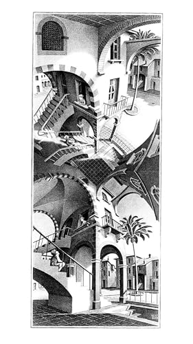 PGM M, C, Escher - Oben und Unten Kunstdruck 45x79cm