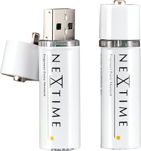 NeXtime - USB-Akku – AA-Batterie – weiß.