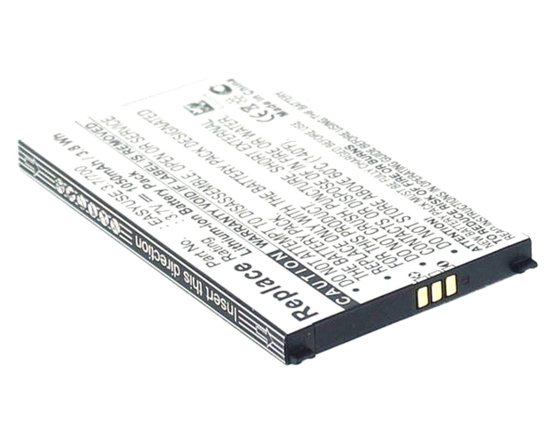 MobiloTec Akku kompatibel mit Doro HandleEasy 328GSM, Li-Ion 1050 mAh, Batterie