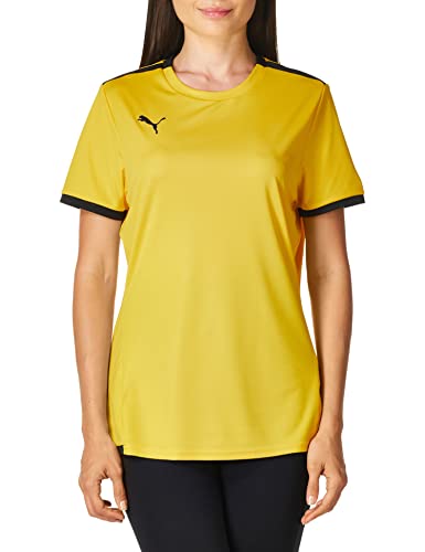 PUMA Unisex-Erwachsene Damen Teamliga Jersey, Yellow Black, Large, Cyber-Gelb Schwarz