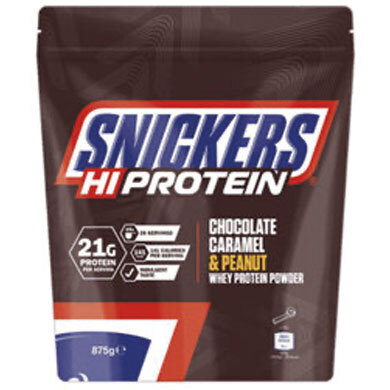 Snickers High Protein - Whey Protein Powder - Chocolate Caramel & Peanut - 875 g Beutel