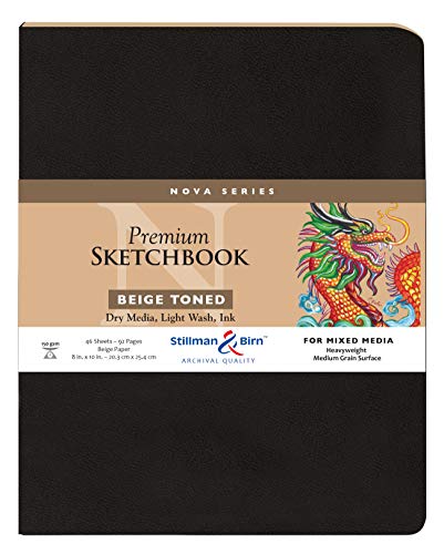 Stillman & Birn Nova Softcover Sketchbook, Beige, 8x10 Inches