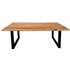 SIT Tisch, HxT: 77 x 80 cm, Holz - braun | schwarz