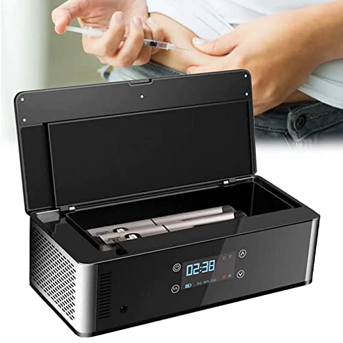 ZUKETANG Tragbare Insulin Kühlbox für Medikamente Mini Intelligente Elektrische Mini Kühlschrank,Car Refrigerator Tragbare,Isolierte Intelligente Mini-Kühlschrank, für Reise&Haushalt