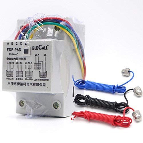 MASUNN Df96D Ac220V 5A Din Rail Mount Float Schalter Auto Water Level Controller Mit 3 Sonden