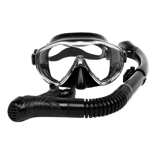 Schnorchelset, 180° Panorama Taucherbrille, Professionelle Schnorchelausrüstung mit Atemschlauch zum Schnorcheln, Schwimmen, Tauchen, Reisen