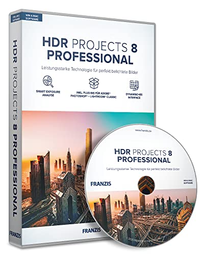 HDR projects 8 professional|Bildbearbeitung|Fotografie für Laien und Profis|Incl. Photoshop PlugIn|für Windows & Mac|Disc|Disc