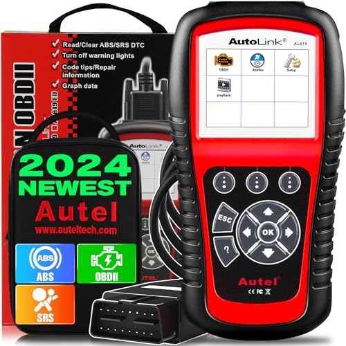 Autel AutoLink AL619 OBD2 Diagnosegerät Auto Code Reader CAN OBD Scanner Fehlercode Lesegerät für ABS/SRS Licht