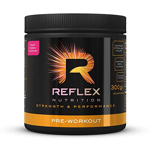 Reflex Nutrition Reflex Pre-Workout Protein-Pulver, Fruchtpunsch, 1er Pack(1 x 430 g)