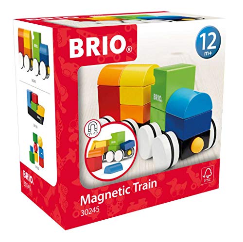BRIO 30245 - Magnetischer Holz Zug, bunt