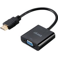 Akasa - Videoanschluß - HDMI / VGA - HDMI (M) bis HD-15 (W) - 20 cm (AK-CBHD15-20BK)