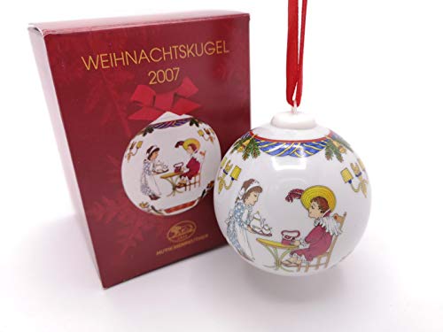 Hutschenreuther Porzellan Weihnachtskugel 2007 in der Originalverpackung NEU 1.Wahl