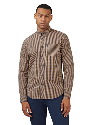 BEN SHERMAN - Men's shirt with vichy print - Size L