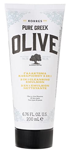 Korres Olive 3In1 Reinigungsemulsion, 1er Pack (1 x 200 ml)