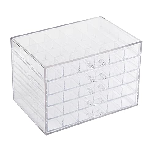 Hellery 120 Grids Diamant Malerei Bohrer Lagerung Container, Perlen Organizer Lagerung Fall Box