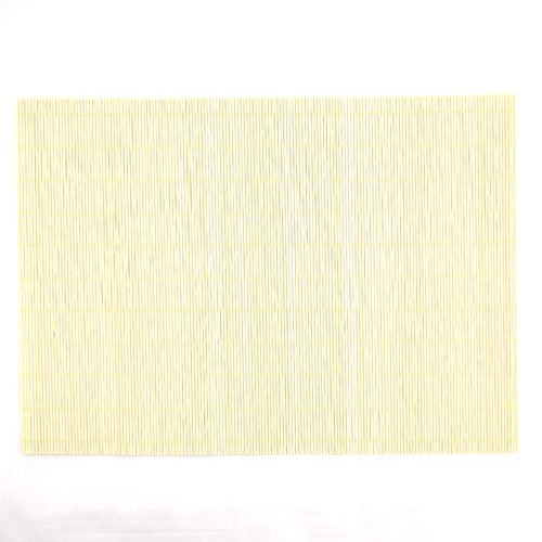 BambooMN Bambus-Tischset/Sushi-Rollmatte – 47,6 x 33 cm – Natur, 4 Stück