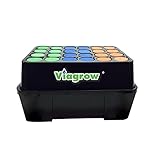 Viagrow VCLN24 Klonmaschine 24 Standorte Aeroponic Hydrokultur System, einzeln, schwarz