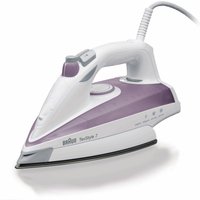 Braun TexStyle 7 TS 715 Dampfbügeleisen, 2.300 W, Dreiecks-Dampfstoß: 170 g/min, Variabler Dampf: 40 g/min, 400 ml Wassertank, Anti-Kalk-System, mauve