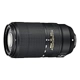Nikon AF-P Nikkor 70-300mm 1:4.5-5.6E ED VR Objektiv (62 mm Filtergewinde) für Nikon-F-Bajonett schwarz