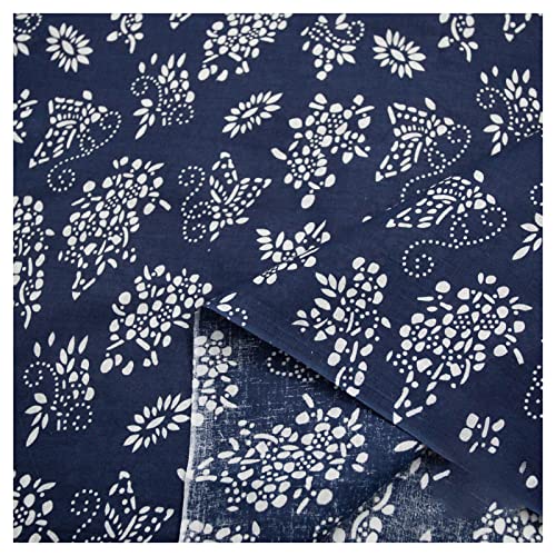 ONDIAN Tuch Material 100% Einfaches Baumwollgewebe Blau Gedrucktes Gewebe Für Kleidung Schuhe Hüte Vorhänge Tischdecken 160 cm Breit Verkauft Durch Das Meter/Huadiefei