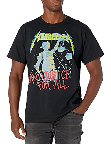 Metallica Herren Gerechtigkeit T-Shirt, schwarz, XL