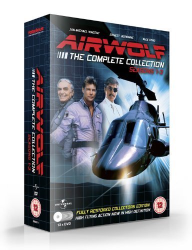 Airwolf TV Series DVD Complete Collection [13 Discs] Box Set: Season 1,2,3 - (All 55 Episodes) by Jan-Michael Vincent