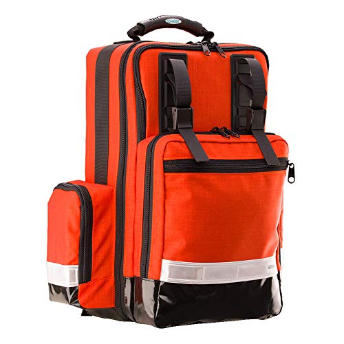 SÖHNGEN 0406002 Notfallrucksack Octett, orange, Nylon, 35x 48x 22 cm, leer aus Kunststoff, mit PRÜFPLAKETTE