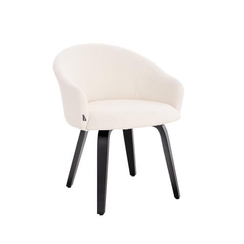 Home Deluxe - Polsterstuhl Celeste - 2 Stück, Farbe: Samt Weiß - weiche Polsterung, bis 120 kg belastbar I Küchenstuhl Speisestühle Esszimmerstühle