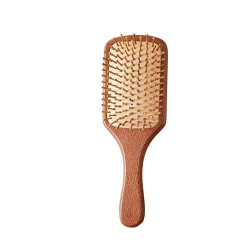DXFBHWWS Frauen Luftkissen Haarkämme Holz Haarbürsten Haar Massage Werkzeuge Kopfhaut Massage Haarbürste Haar Kämme 9,6 Zoll