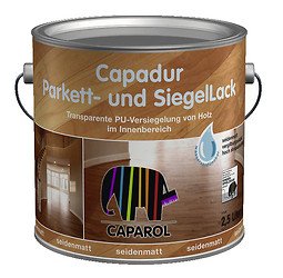 Caparol Capadur Parkettlack und Siegellack - Hochglanz 2,5 Liter