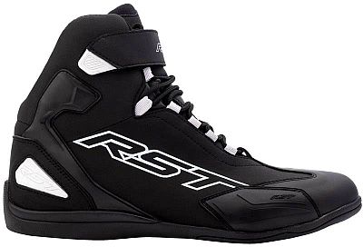 RST Sabre Moto Shoe Mens CE Boot Black/Black/White