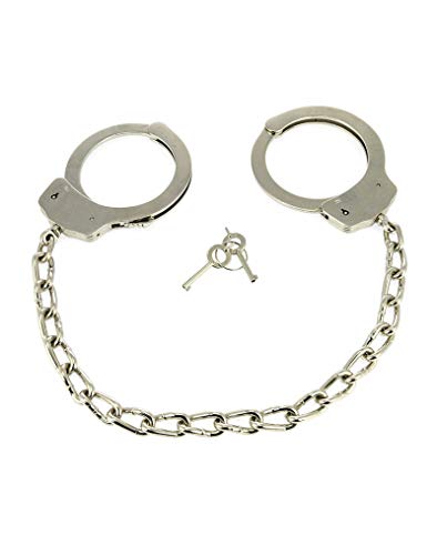 Erotic Fashion ra7630 Cuffs, Metall, Silber Metall justierbar, 1er-Pack (1 x 1 Stück)