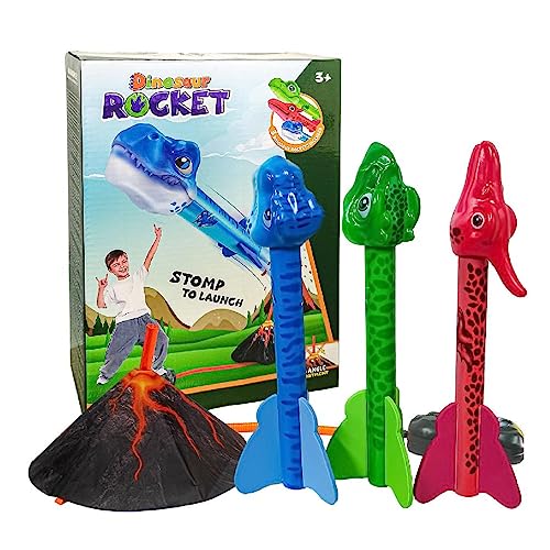 Greabuy Kinder Fliegende Raketen Spielzeug Für Jungen Und Mädchen Für Familienwettbewerbe Sport Strand Sport Strandspiel Einfach Zu Startendes Spielzeug Fliegender Dinosaurier