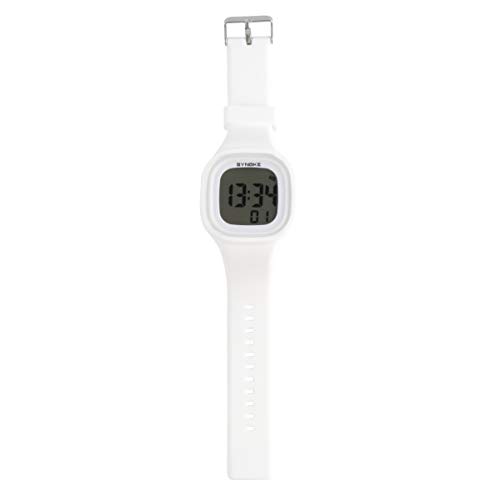 Hemobllo Elektrische Uhr wasserdichte Sportuhr Digitaluhr mit im Dunkeln Leuchten Silikonarmband Uhr Armbanduhr für Frauen Kinder () Elektrische Uhr Armbanduhr Damen Digital